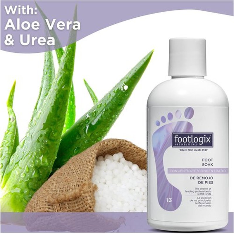 Footlogix Foot Soak Concentrate - Gentle Cleansing Foot Bath Soak for Softening Dry Feet | 8.45 oz
