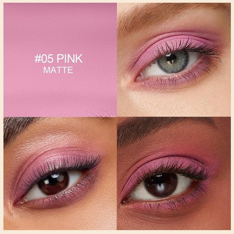 Erinde Waterproof Cream Eyeshadow Stick - Bright Pink Matte, Long-Lasting & Blendable | Vegan 05