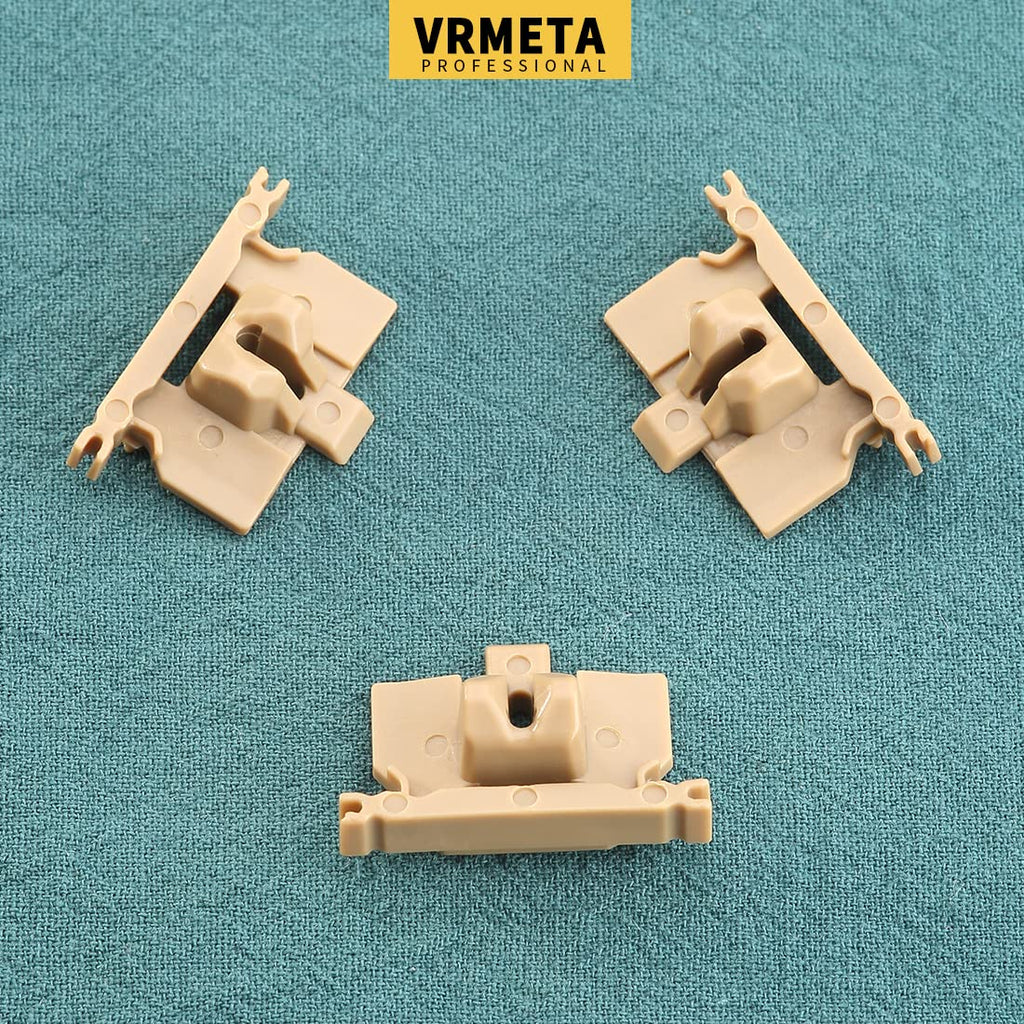 VRMETA 3 Pcs DIY Hair Clippers Accessories Cam follower Replacement Swing Head Guide Block Plastic Tongue fit Wahl Magic Clip 8148/8504/8591/1919 Repair Part (3 Brown)