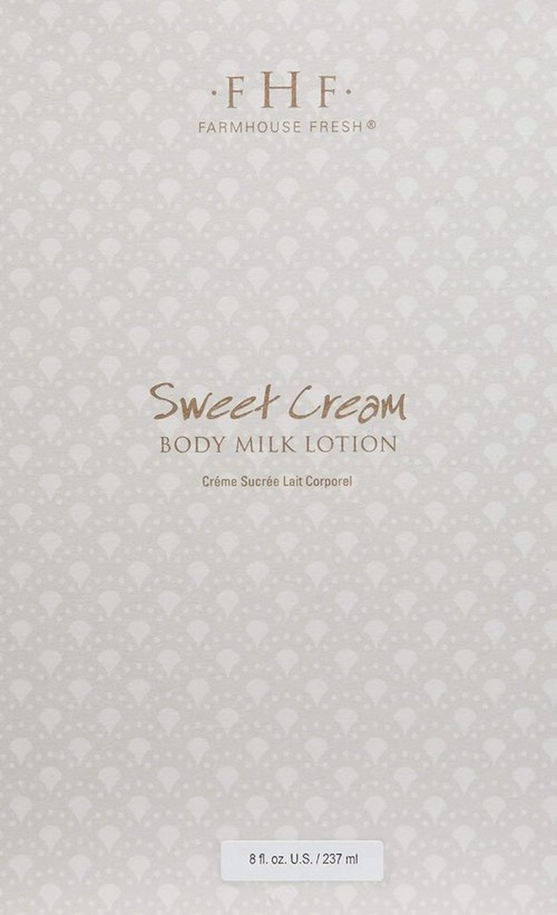 FarmHouse Fresh Sweet Cream Body Milk - Nourishing Moisturizer for Silky Smooth Skin | 8 Oz