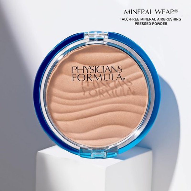 Physicians Formula Mineral Wear Pressed Powder - Talc-Free Full Coverage for Sensitive Skin | Translucent