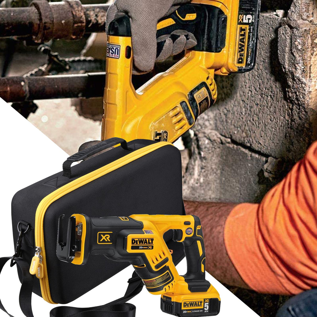 Aproca Case Compatible with DEWALT 20V MAX XR Reciprocating Saw Cordless (DCS367B), Portable Storage Bag for Accessories (Case Only)
