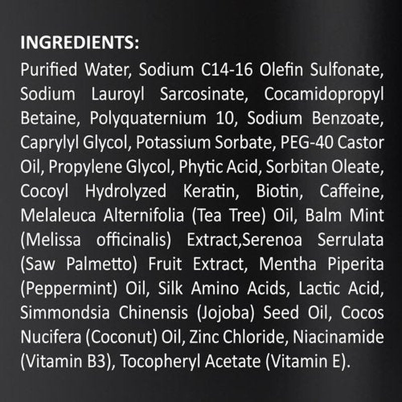INFINA ESSENTIALS Biotin 2-in-1 Shampoo and Conditioner for Men & Women – Hair Thickening & Strengthening Shampoo with Saw Palmetto, Keratin, Caffeine & Vitamin E – Convenient Daily Use – 16 fl oz