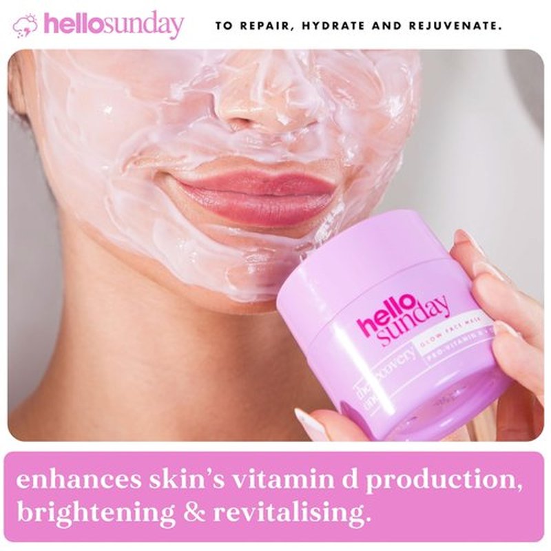Hello Sunday The Recovery One Glow Face Mask for Unisex - 1.7 oz Mask