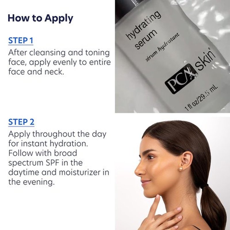 PCA SKIN Hydrating Serum - Nourishing Face Moisturizer for Sensitive Skin | 1 Fl Oz Pump
