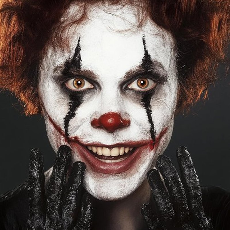 Paminify Black White Red Face Body Paint 1.01 oz/pc with 3 Sponges,Water Based Face Paint Kit for Clown Joker Devil Vampire Skeleton Cosplay Makeup,Halloween SFX Makeup Cream Face Painting,3.03 oz