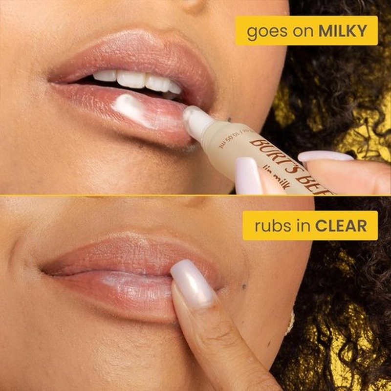Burt’s Bees Lip Milk - Toasted Coconut Daily Lip Moisturizer with Almond Milk & Jojoba Oil | 0.34 Fl Oz