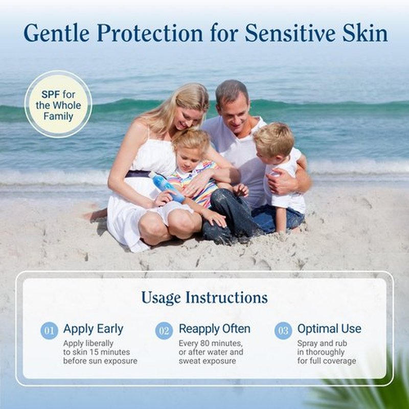 Florida Glow SPF 50 Sunscreen Spray- Hawaii 104 Reef Act & Florida Keys Compliant Broad Spectrum Water Resistant Sport Sun screen - Child Friendly PABA Free & Oxybenzone Free (5.5 Fl Oz 2-pack)