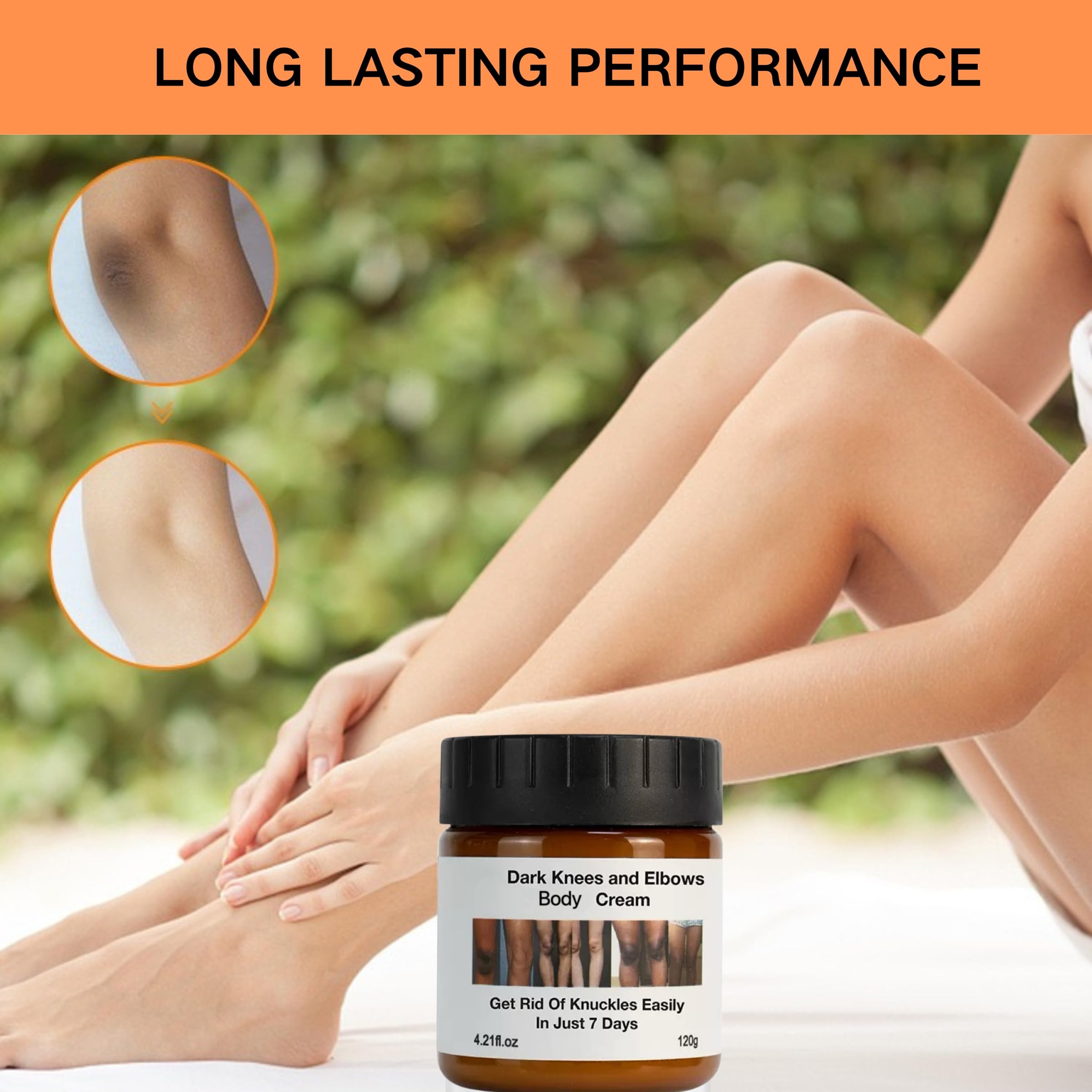 XYFSZDQJZHG Dark Knees and Elbow Remover, Underarm Cream Body Moisturizer Lotion, Dark Toe Knuckle Treatment Removal, Skin Cream for Armpit Inner Thigh Neck Private Part Intimate Legs (120g)