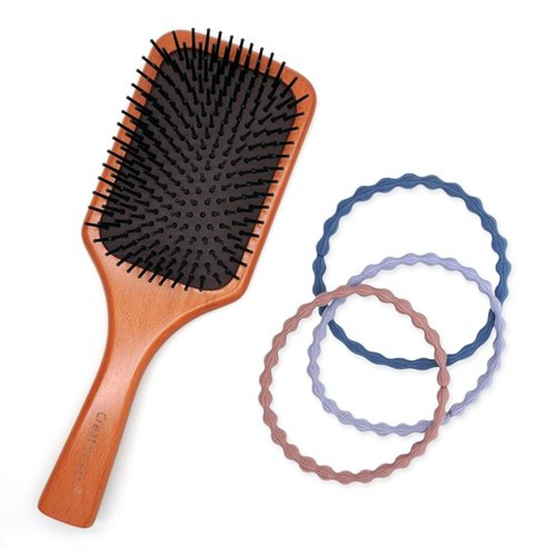 Extra Long Hair Tie for Thick and Curly Hair - Elastic Ponytail Holders for Women or Men, No Metal Bands, Long-Lasting Braids Accessories, 12 Count, Smoky