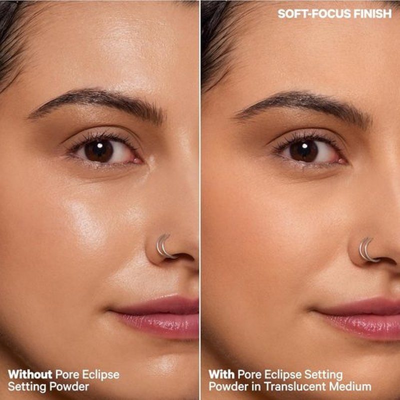 Milk Makeup Pore Eclipse Matte Translucent Setting Powder - Controls Shine & Blurs Pores | 16-Hour Weightless, Talc-Free Formula