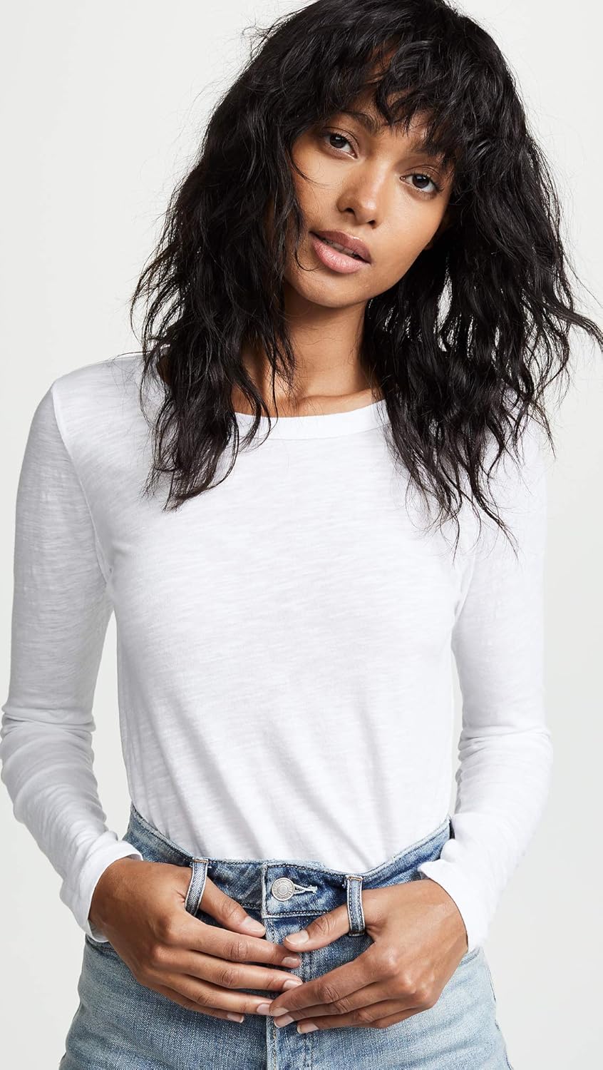 Velvet by Graham & Spencer Women's Lizzie Long Sleeve Tee - Soft, Comfortable Fit | Perfect for Layering