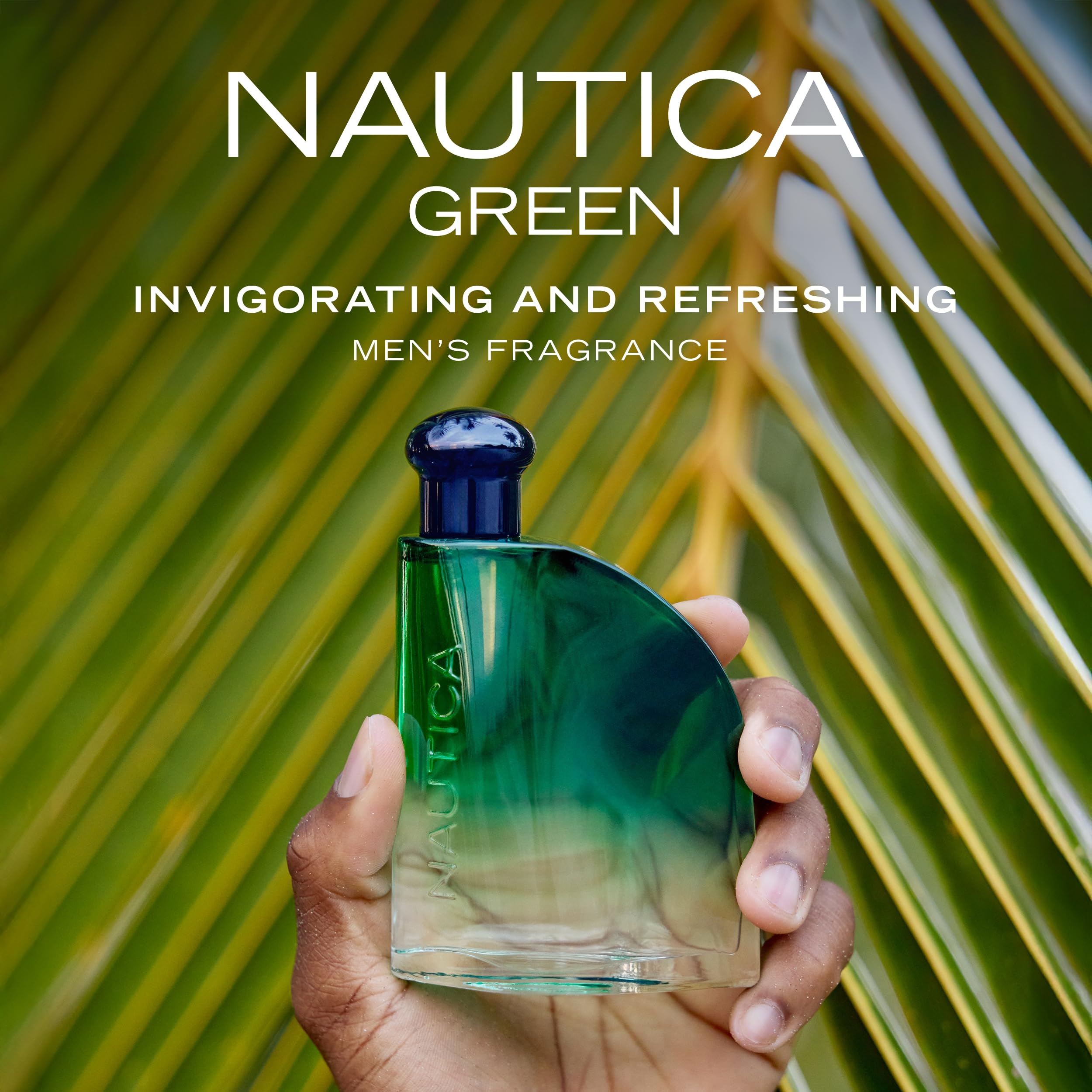 Nautica Color Green Giftset 1.6 fl oz EDT + 5.9 oz Deodorizing Body, Woody Fougere, Notes of Ginger, Geranium and Vetiver, Men's Duo Pack, Long Lasting, Everyday Fragrance