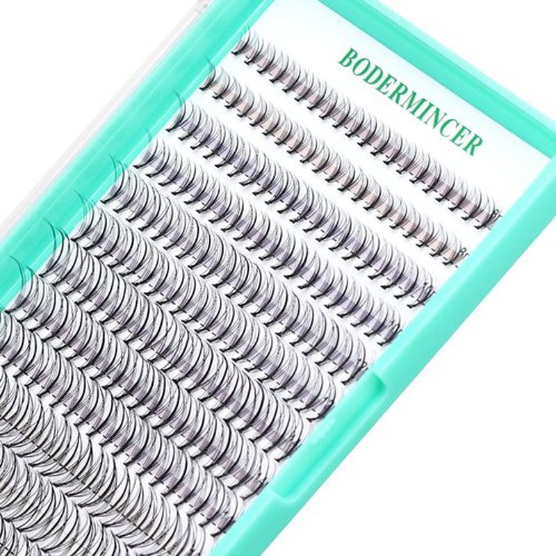 Bodermincer Bodemrincer 20 Root Thickness 0.07mm C Curl 8-10-12-14-16mm MIX 7D/10/12/20/30/40/50/60D 3D Individual Eyelashes Extension Soft Black Fake False Eye Lashes Tools (7D 8-10-12-14-16mm MIX)
