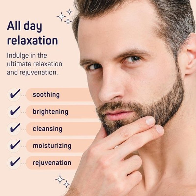 SpaLife Luxury Spa Sandalwood Gift Set for Men - 7-Piece Body Wash & Skincare Bundle | Cleansing, Moisturizing, Exfoliating