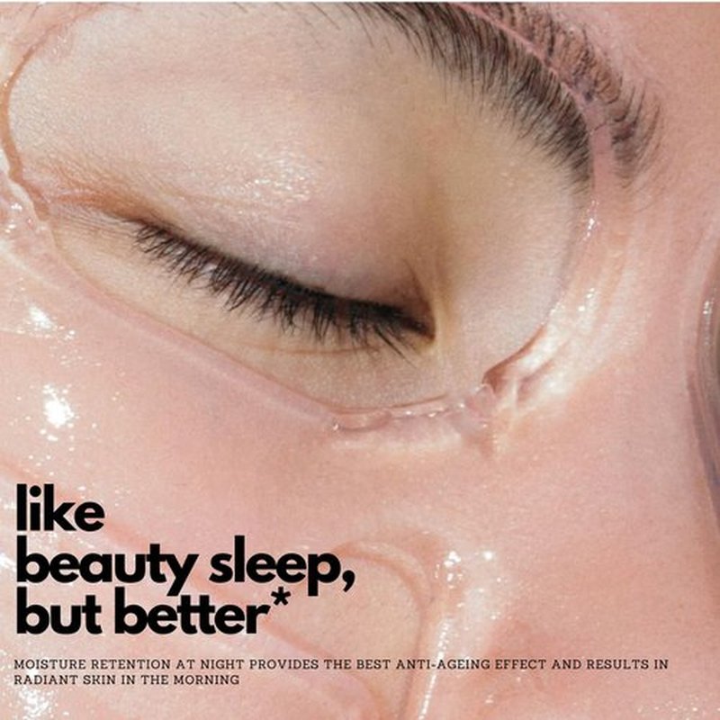 Comfordent Bio Collagen Hydrogel Melting Face Mask with Hyaluronic Acid, Galactomyces & Niacinamide