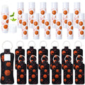 Loopeer 24 Pcs Basketball Party Favors Include Lip Balm and Lipstick Holder Keychain Bulk Moisturizing Basketball and Bow Lip Balm Keychains Pouch for Team Gifts Sports Party Supplies
