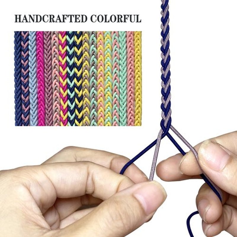 3 Packs 25" Sport Hair Ties for Women No Hooks, Girls' Elastic Spiral Ponytail Holders for Shorter Long Thick Curly Hair Braided Pony Tail Wraps Tie for Swimming Beach Motorcycle Riding