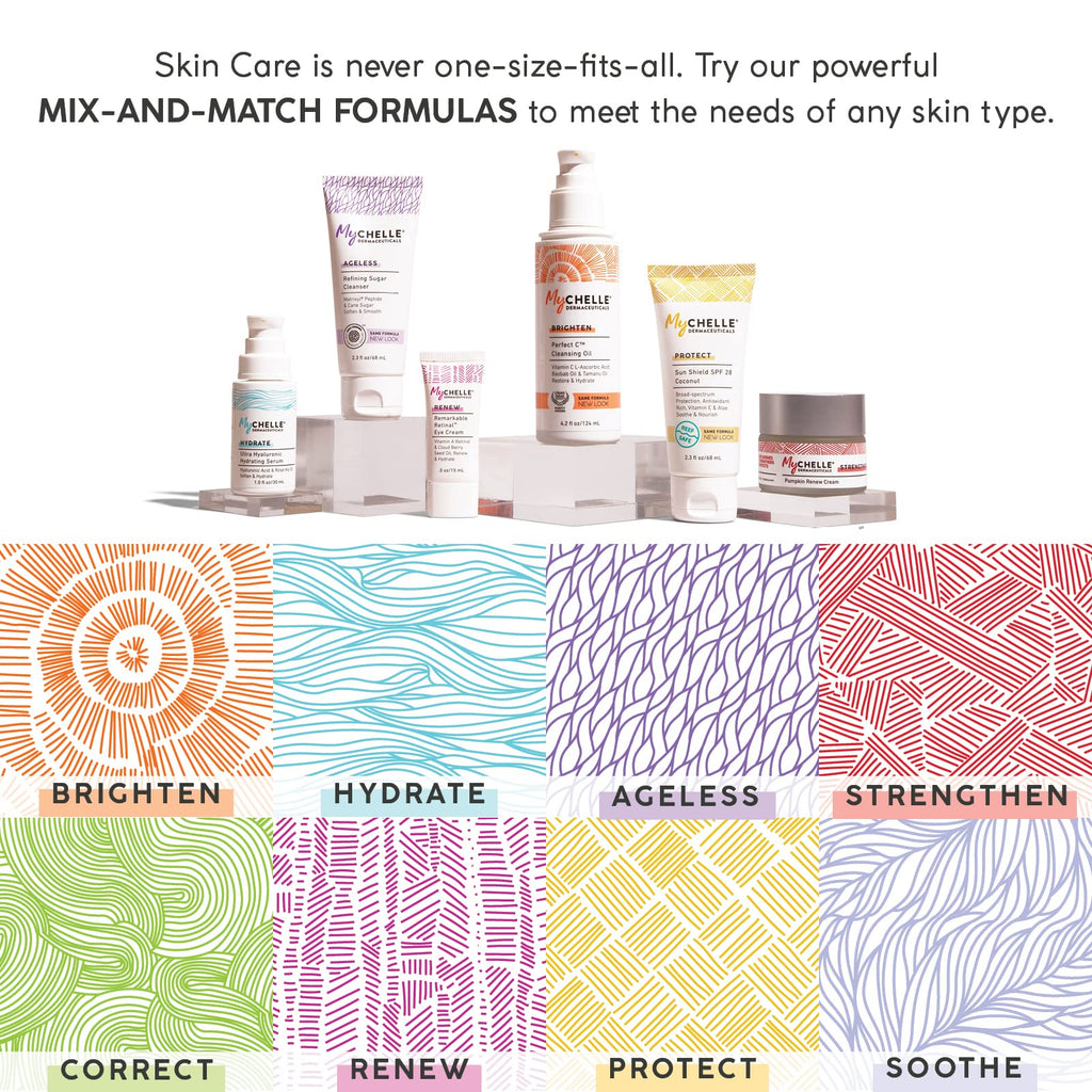 MyCHELLE Dermaceuticals Fruit Enzyme Scrub (2.3 Fl Oz) - Gentle Facial Scrub & Skin Cleanser with Concentrated Fruit-Infused Actives & Antioxidants - Cleanses & Strengthens Skin