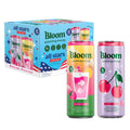 Bloom Nutrition Sparkling Energy Drink - Natural Caffeine, Zero Sugar, 180mg Caffeine - Antioxidant-Rich with Green Coffee Bean, Green Tea Extract, Prebiotics - All Stars Variety Pack - 12oz 12 Pack