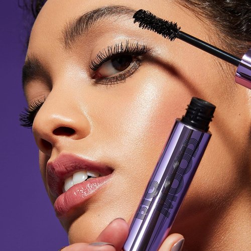 e.l.f. Big Mood Mascara Mini - Instantly Bold & Lifted Voluminous Lashes, Jojoba Wax Infused, Black