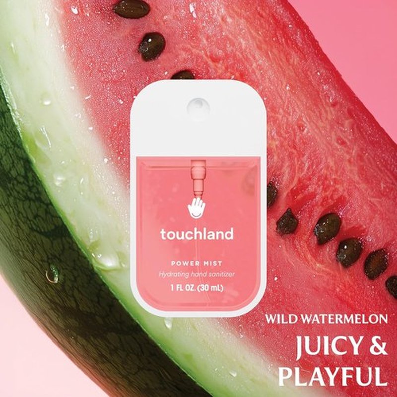 Touchland Hydrating Hand Sanitizer Spray - Dream 5 Set with 5 Travel Size Mists (4 x 1 FL OZ)