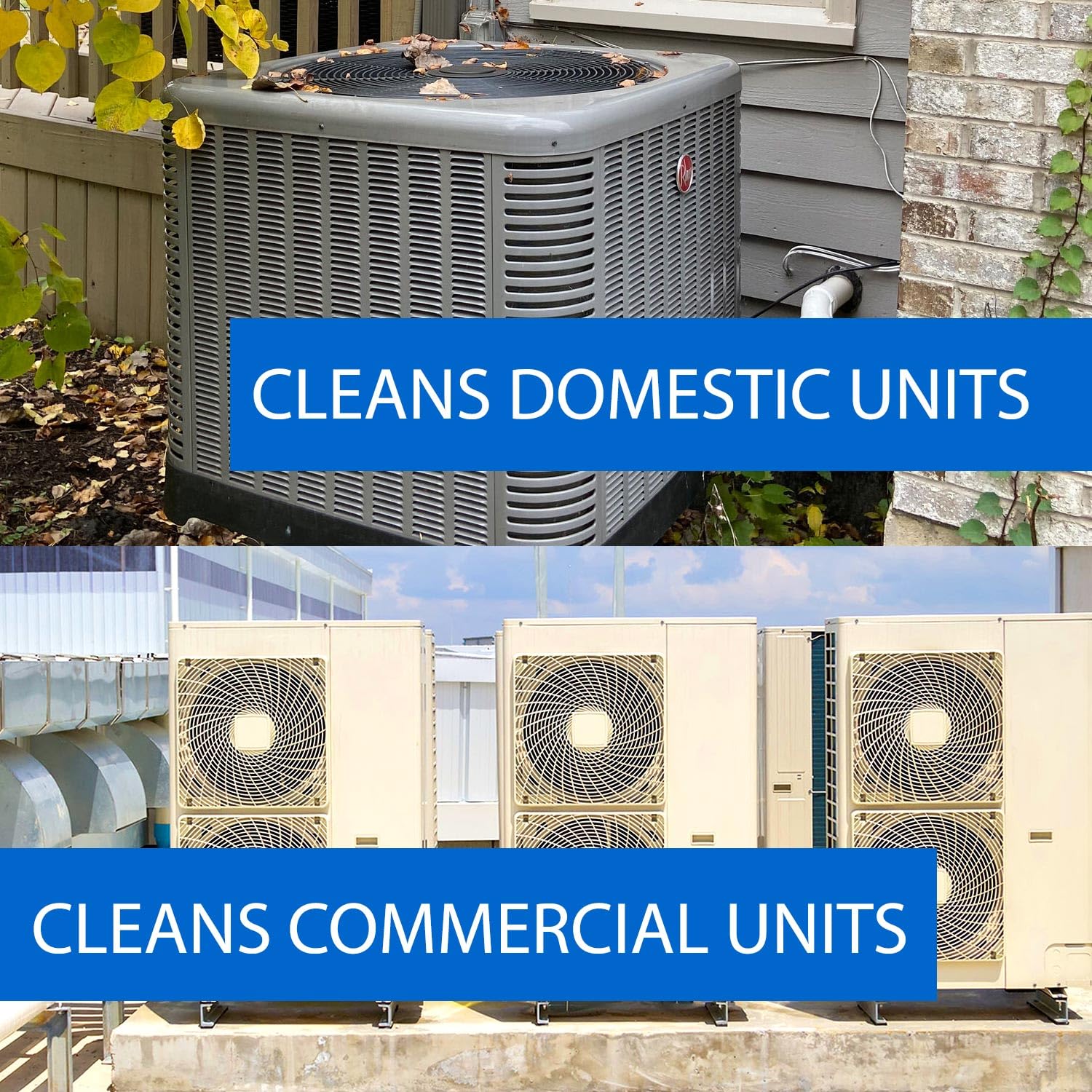 Quality Chemical Nu-Coil Professional Grade Concentrated/Air Conditioner Alkaline Condenser Coil Cleaner for AC Unit/AC Coil Cleaner 1 Gallon (128 oz)