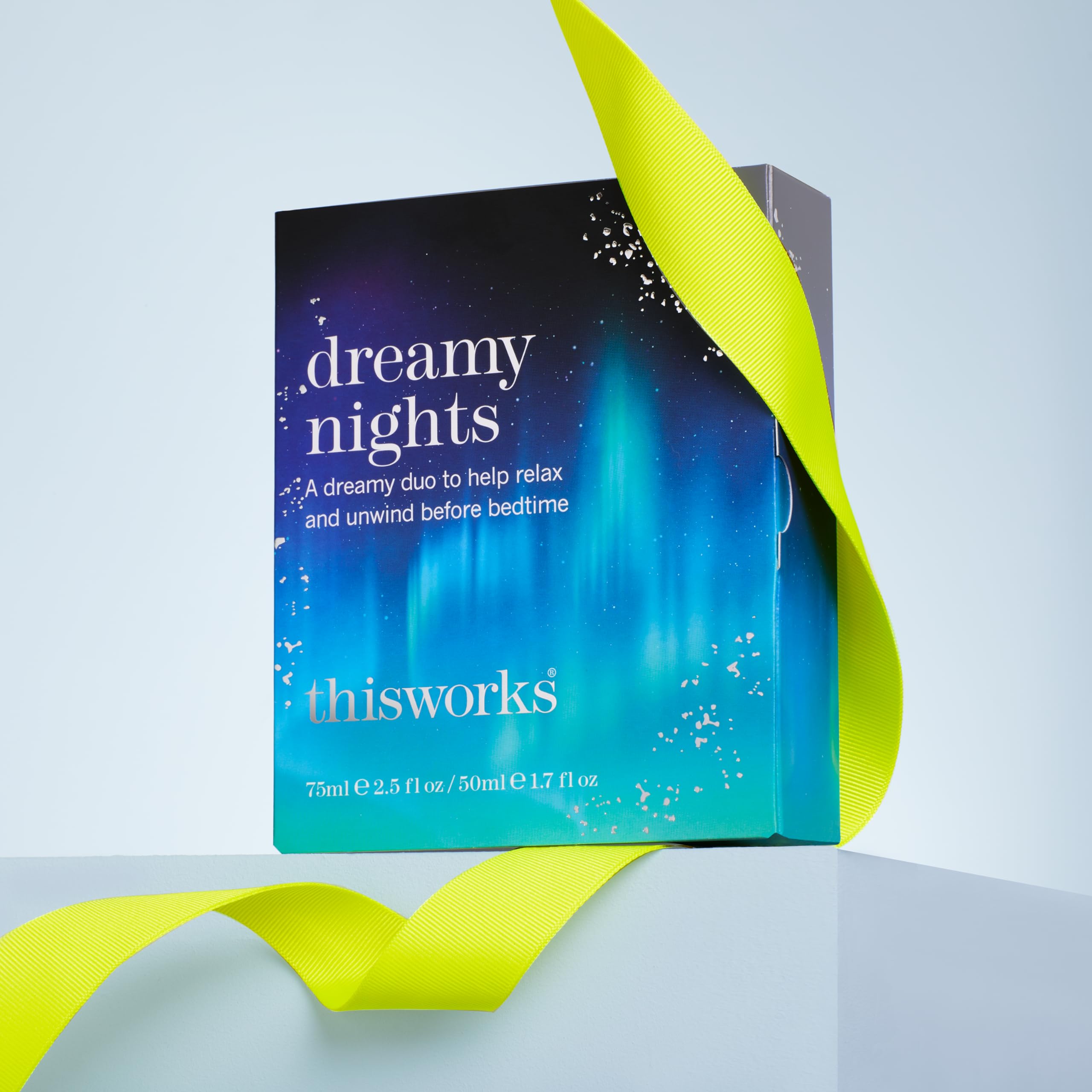 THISWORKS Dreamy Nights Gift Set Sleep Duo: Deep Sleep Pillow Spray (75ml) & Deep Sleep Body Whip Lotion (50ml) ($43 VALUE)