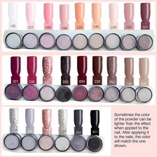 AZUREBEAUTY Dip Powder Nail Kit with Electric Nail Drill, 24 Colors Nude Pink Glitter Nail Powder Starter Kit with Dip Liquids Base Top Coat Activator Portable Manicure French Nail Art Essential Set
