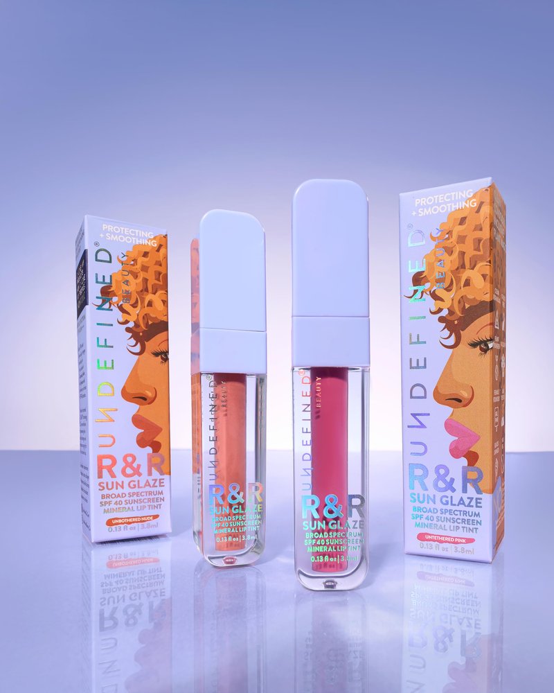 Undefined R&R Sun Glaze SPF 40 Mineral Lip Oil Tint Sunscreen (Nude)