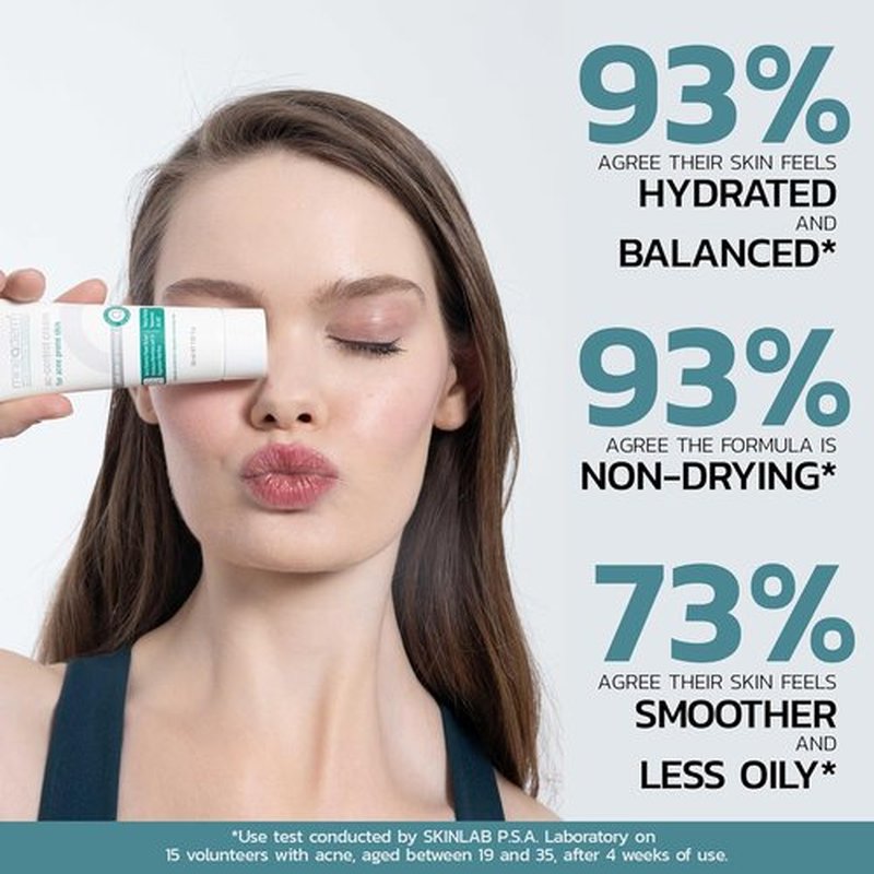 Mineaderm AC Control Moisturizer - Lightweight Acne Face Moisturizer with Tea Tree Oil & Niacinamide | 1.69 fl oz