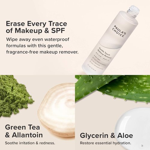 Paula's Choice Waterproof Makeup Remover - Gentle Oil-Free Formula with Aloe & Green Tea, 4.3 Ounce
