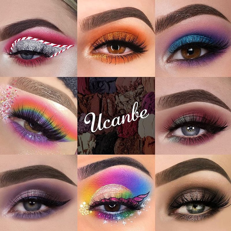 UCANBE 86 Colors Nude Eyeshadow Palette - Highly Pigmented, Long-Lasting & Waterproof | Includes 15 Makeup Brushes Set