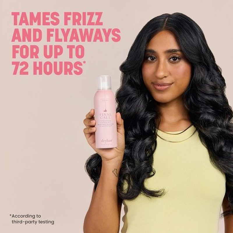 Drybar Final Call Frizz Control Mist - Tames Flyaways for Smooth, Shiny Blowouts | 24-Hour Frizz & 72-Hour Static Control