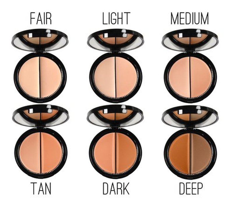 EVE PEARL Dual Salmon Concealer Full Coverage Under Eye Concealer Smooth Skin Treatment Brighten Makeup Hydrate Skincare (Light)