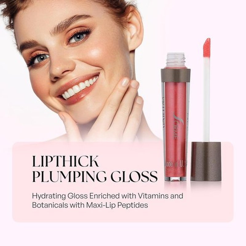 Sorme' Lip Thick Plumping Gloss - Bloom | Enhance Volume & Shine for Luscious Lips