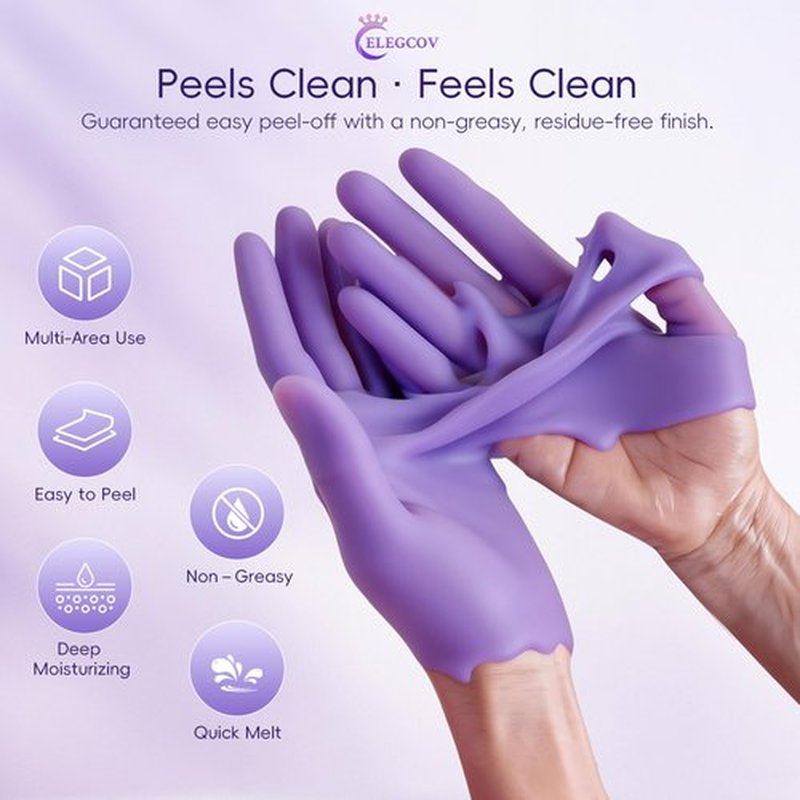 ELEGCOV Paraffin Wax Machine for Hand and Feet - Paraffin Wax Bath 4000ml Paraffin Wax Warmer Moisturizing Kit and Keep Warm Paraffin Hand Wax Machine • Everything in One Kit