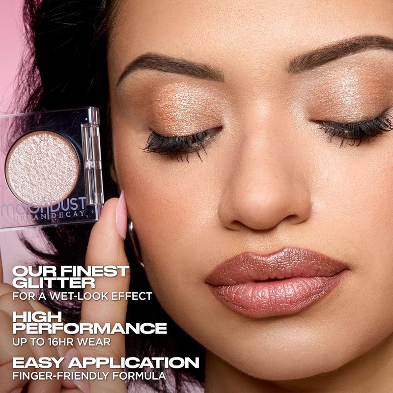 Urban Decay 24/7 Moondust Glitter Eyeshadow - Buildable Sparkly Eye Glitter, Long-Lasting Shimmer | 0.06 oz