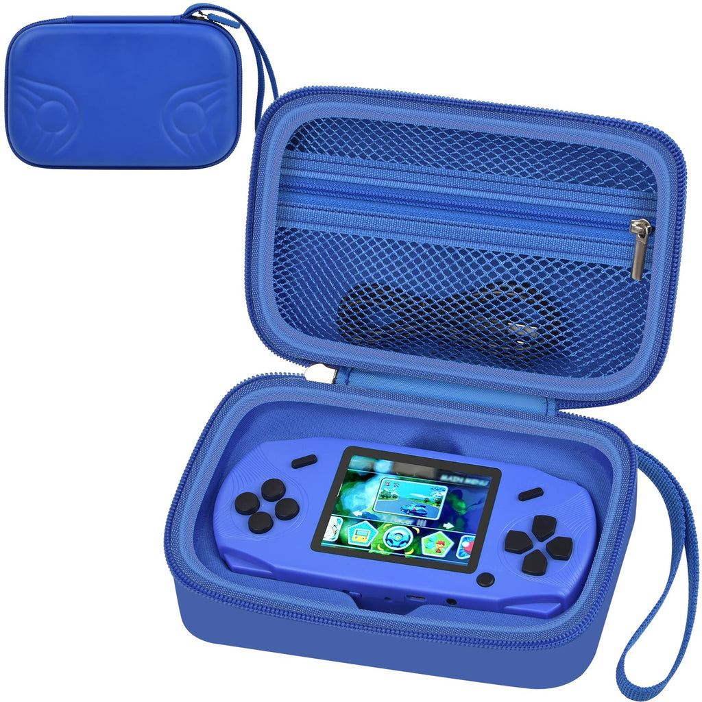 casmilee Travel Carrying Case Compatible with Beijue/for WELLST·G 16 Bit Handheld Games, Kids Video Games Storage Holder, Portable Electronic Game Player Organizer for Console Accessories - Box Only
