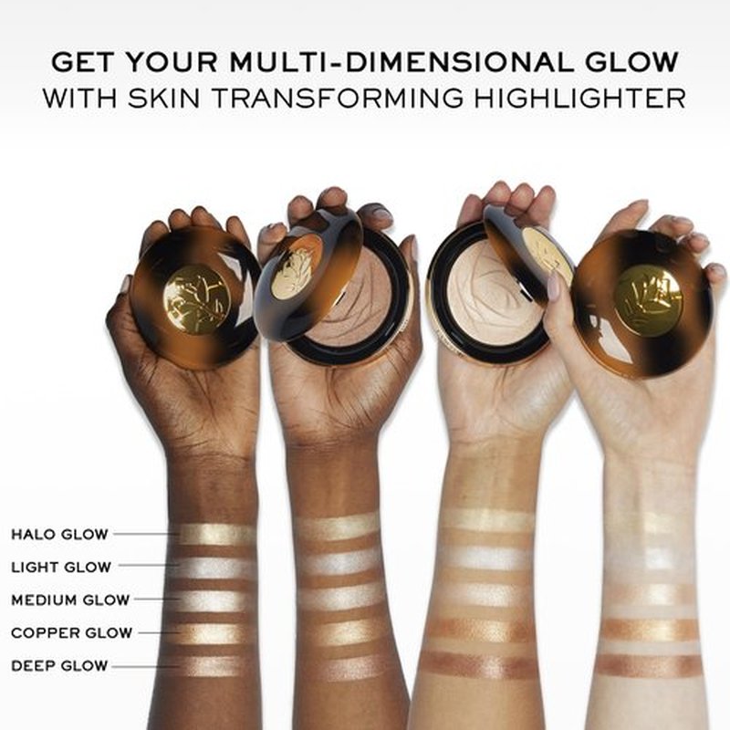 Lancôme Teint Idole Ultra Wear C.E. Skin Transforming Highlighter - Lightweight & Breathable, 24HR Luminous Glow, 02 Medium Glow