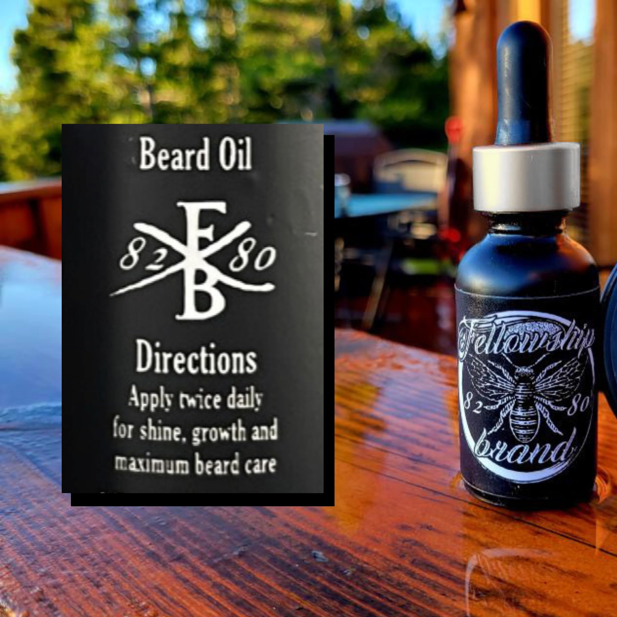 Fellowship Brand Beard Oil For Men - Organic Beard Growth Oil Made In USA, Premium Beard Conditioner And Softener With Jojoba Oil - 1 Pack, 1 Fl Oz, Unscented