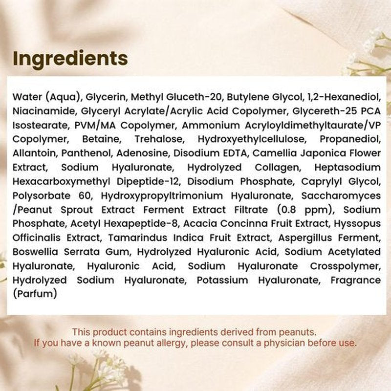 Korean Beauty Hypoallergenic S.P Ringer Skin 150ml – Fermented Sprouted Peanut Toner | Hydrating Wrinkle Care Essence | 8-Hyaluronic Acid Complex & Marine Collagen | Sensitive Skin Moisture Balance
