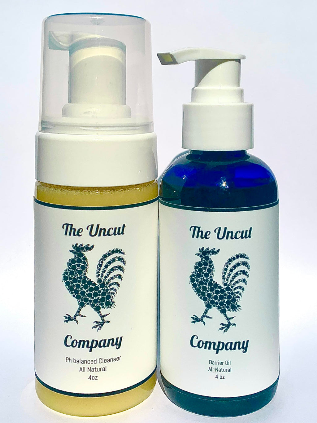 The Uncut Company Intimate Foreskin Wash for Odor control 4 oz Ph balanced All Natural Exclusively Designed Intimate Wash for Uncircumcised Men