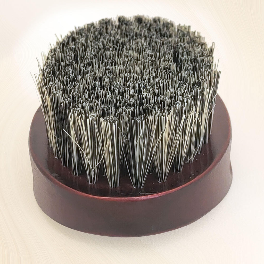 SUNBIRD Beard Brush for Men, 100% Natural Bristle and Wood