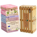 Simple Scents Australia Assorted Floral Scented 6 PCS Natural Soap Bars, 3.5oz Each Moisturizing Triple Milled Australian Soap Bars Enriched with Shea Butter, Pure Plant Oil Body & Bath Soaps