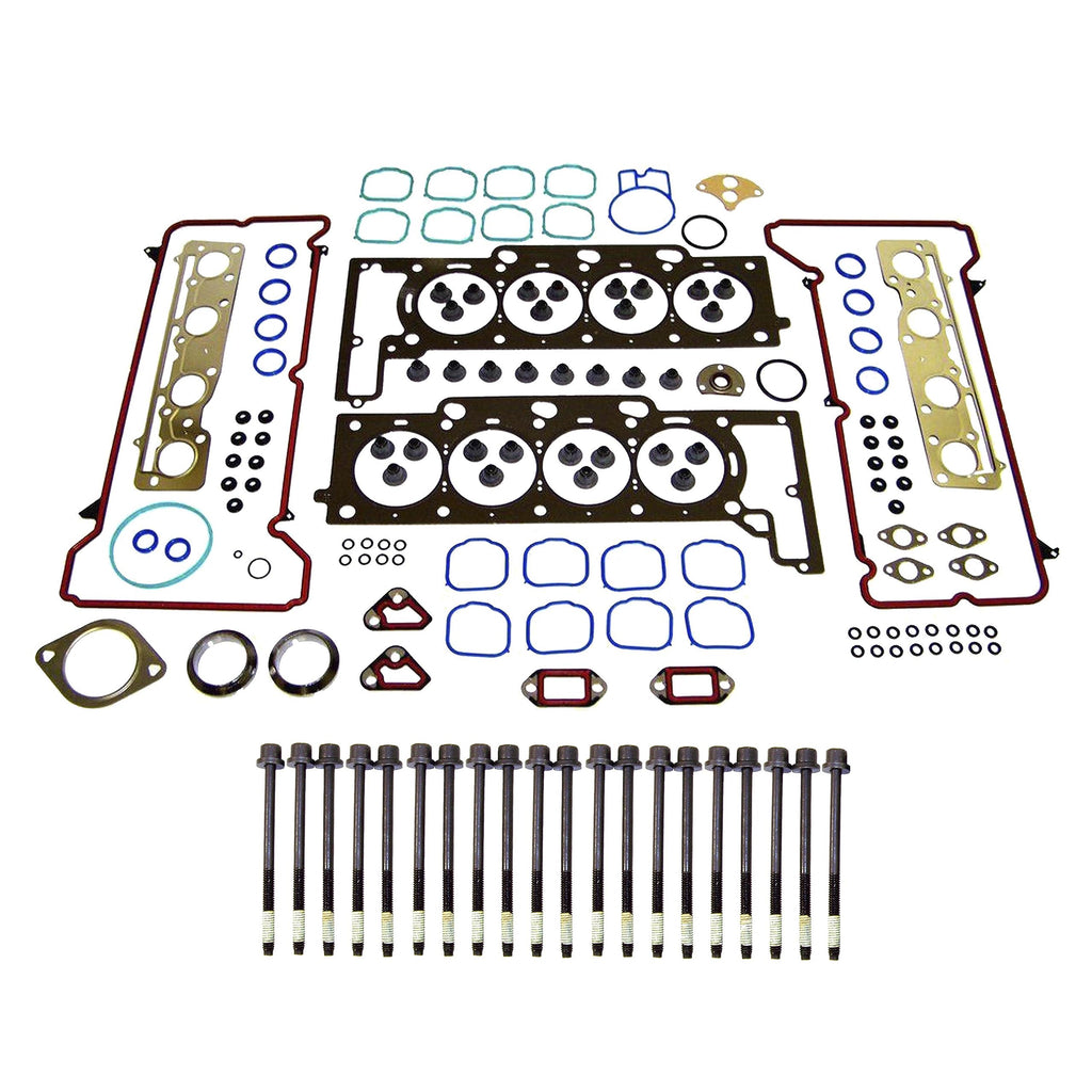 DNJ HGB31641 Engine Cylinder Head Gasket Set with Head Bolt Kit, Complete Repair Set for 2004-2011 Buick, Cadillac, Pontiac Bonneville, DeVille, DTS 4.6L V8 32V DOHC 281cid