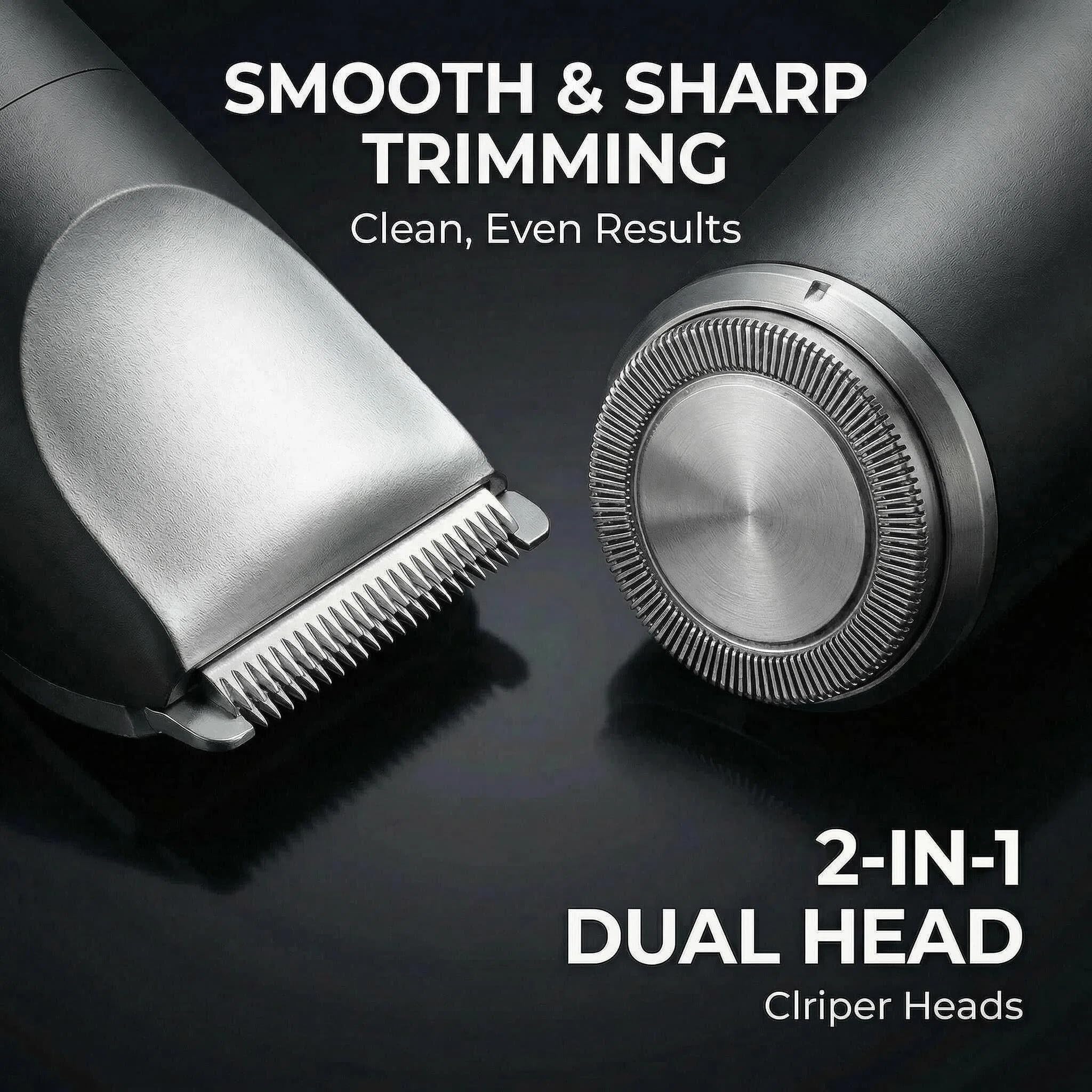 Manmade Trimmer Manscaping Body Groomer for Men, Groin & Body Hair Trimmer, High-Speed 6000 RPM, Smooth & Comfortable Trim, Skin-Friendly, Waterproof & Fully Washable, Cordless with Storage Pouch