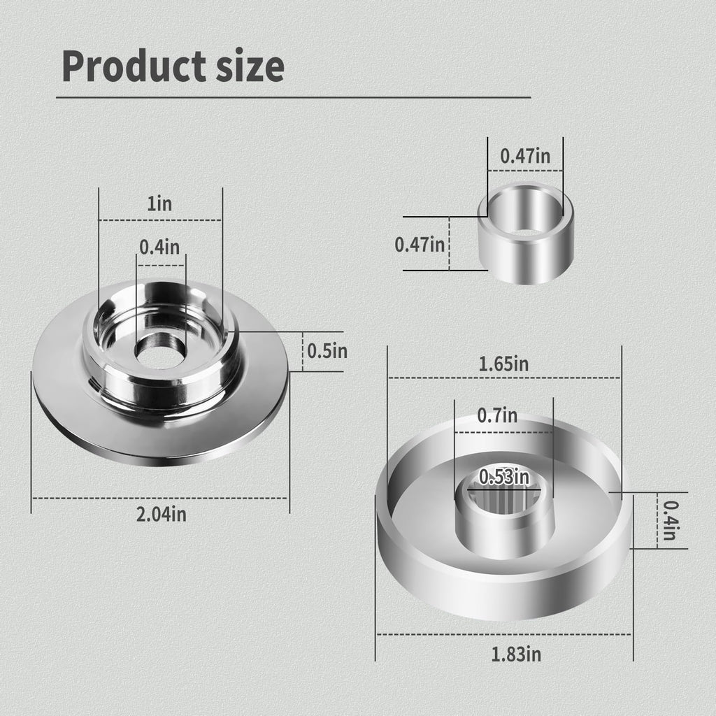 AQBB Blade Kit Hardware Compatible with Echo SRM Trimmer Blade Hardware/Upper Lower Adapter Plate Kit Fits SRM-225，Fit All SRM Family. Except The High Torque Version，C535000160 ，90051100010