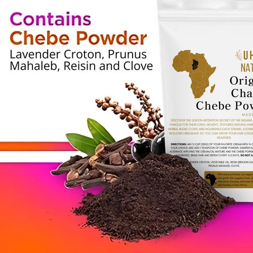 ChadianChebe™ Hair Powder (20 Grams) | Authentic African Herbal Powder from Chad for Hair Growth & Strength | Traditional Botanical Treatment for Thick, Healthy Hair