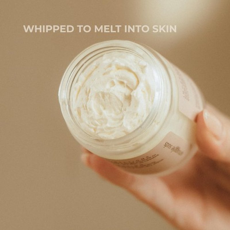 Snuggle Suds Whipped Tallow Balm – 100% Grass Fed Beef Tallow for Baby, Eczema & Sensitive Skin; Double-Infused with Calendula & Chamomile Herbs (Unscented Herb-Infused)